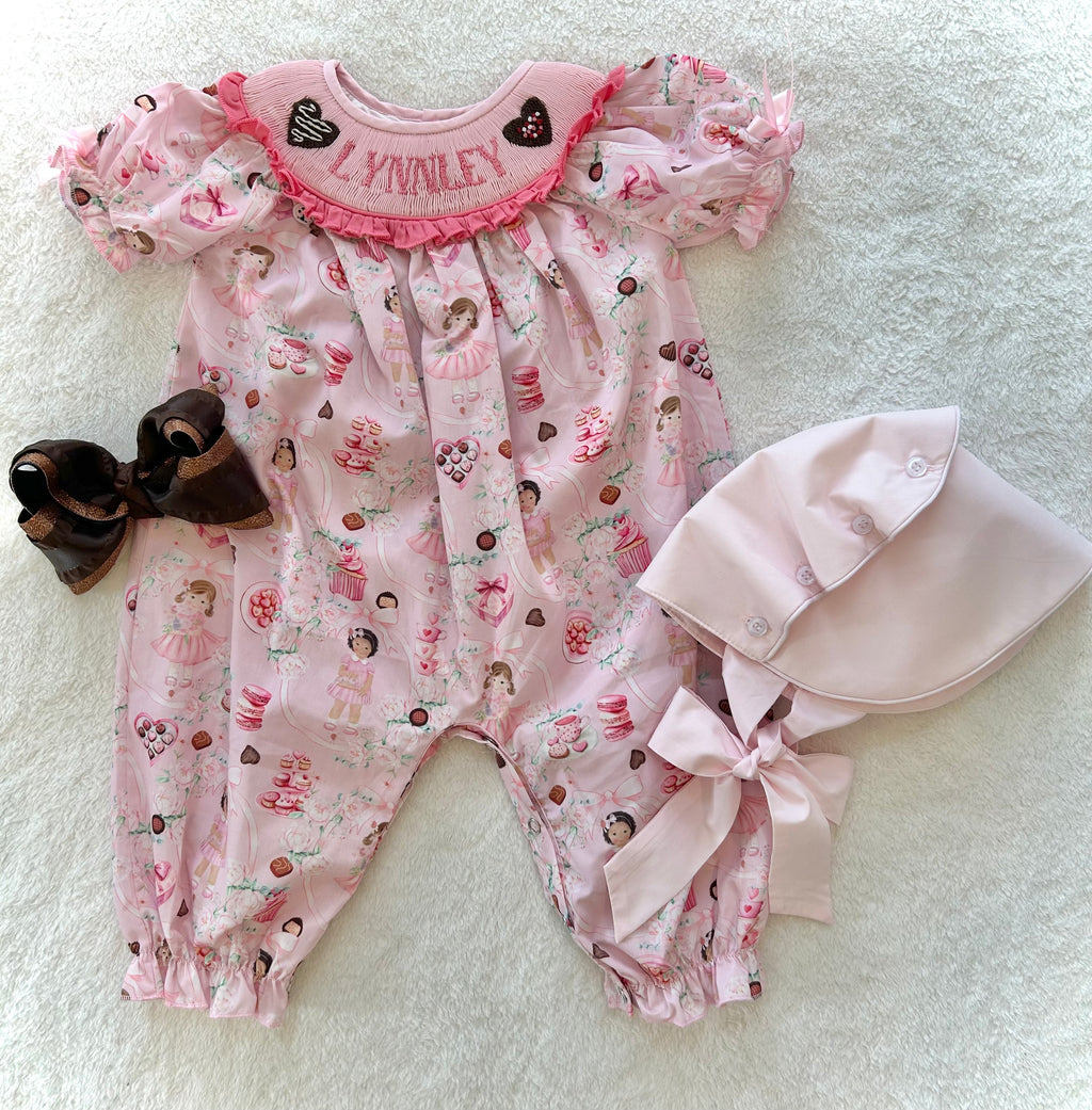 Valentine’s Tea Party Romper - SWEETHEART