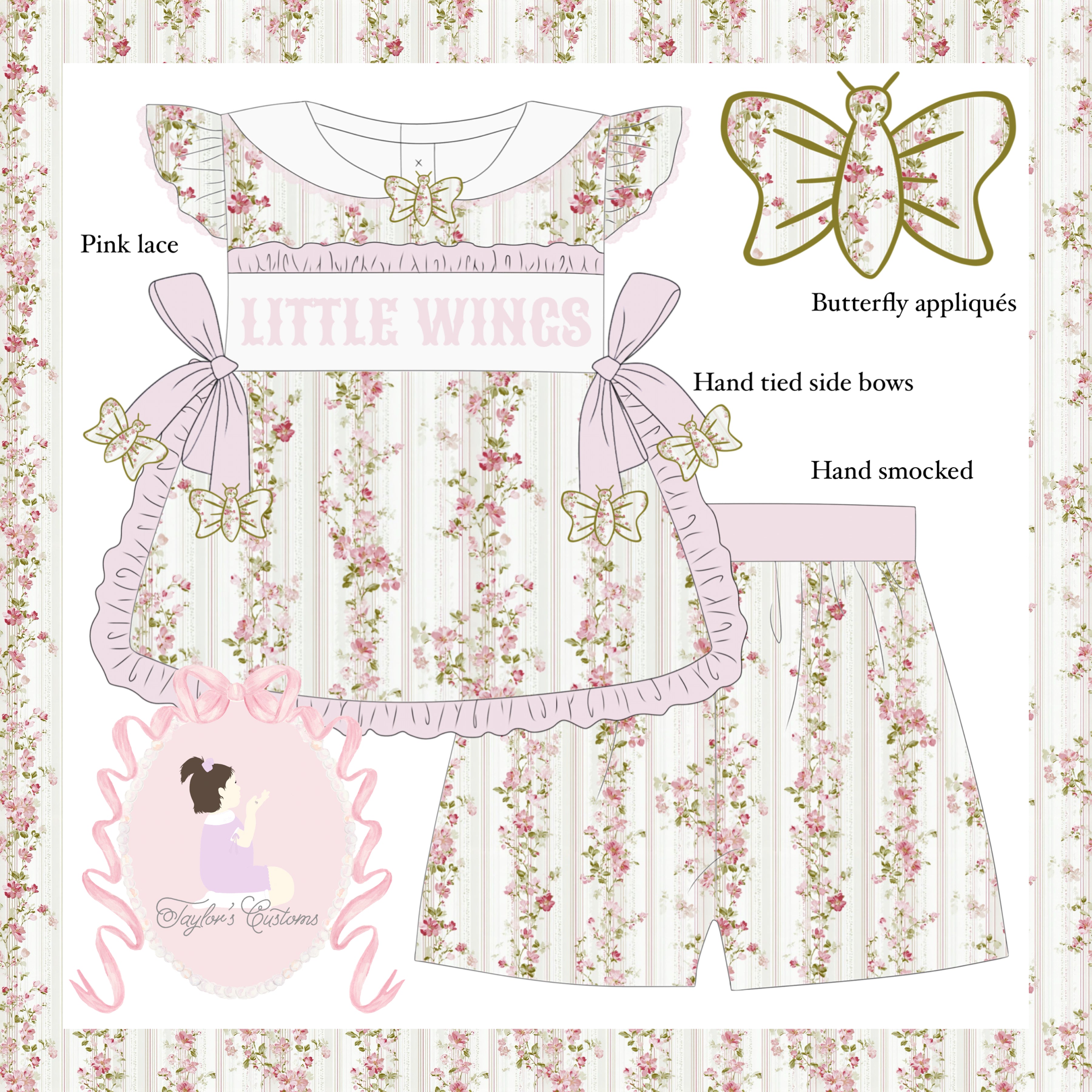 Little Wings Short Set - May TAT