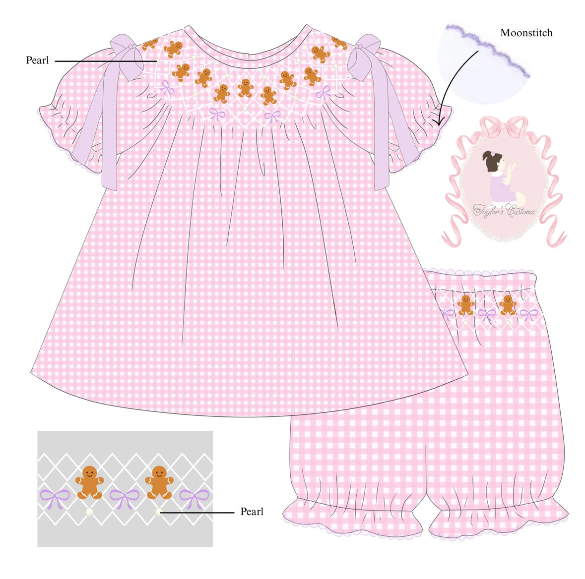 Gingerbread Bows - October TAT