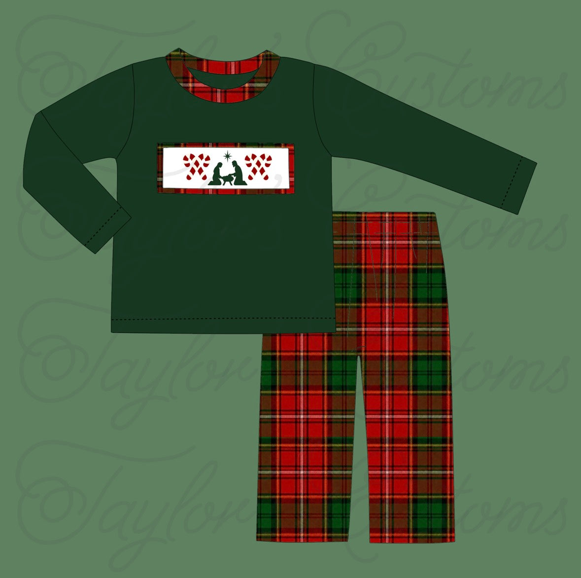 Christmas Boys Pjs - October TAT